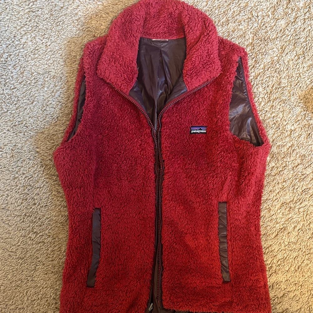 Patagonia Women's Vibrant Red Fleece Vest